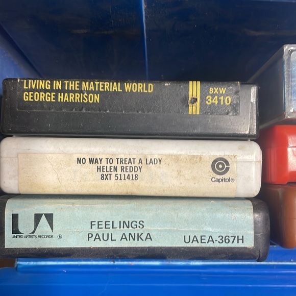 Vintage 8 tracks including black sabbath and carrying case - Picture 5 of 10